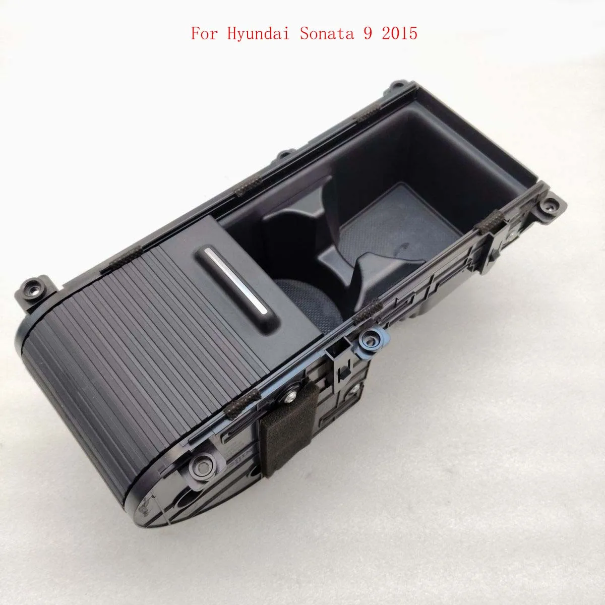 Car accessories Center Console Cup Holder For Hyundai Sonata 9 2015 Storage Box / Beverage Tray