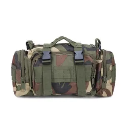 Camuflagem ao ar livre crossbody saco da cintura bolsa casual esportes tático saco de ombro câmera mochila