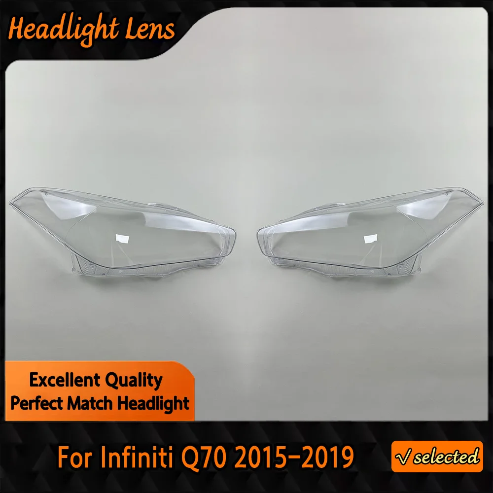 

For Infiniti Q70 2015 2016 2017 2018 2019 Car Headlight Cover Transparent Headlamp Clear Plexiglass Lens Cover Car Accessories