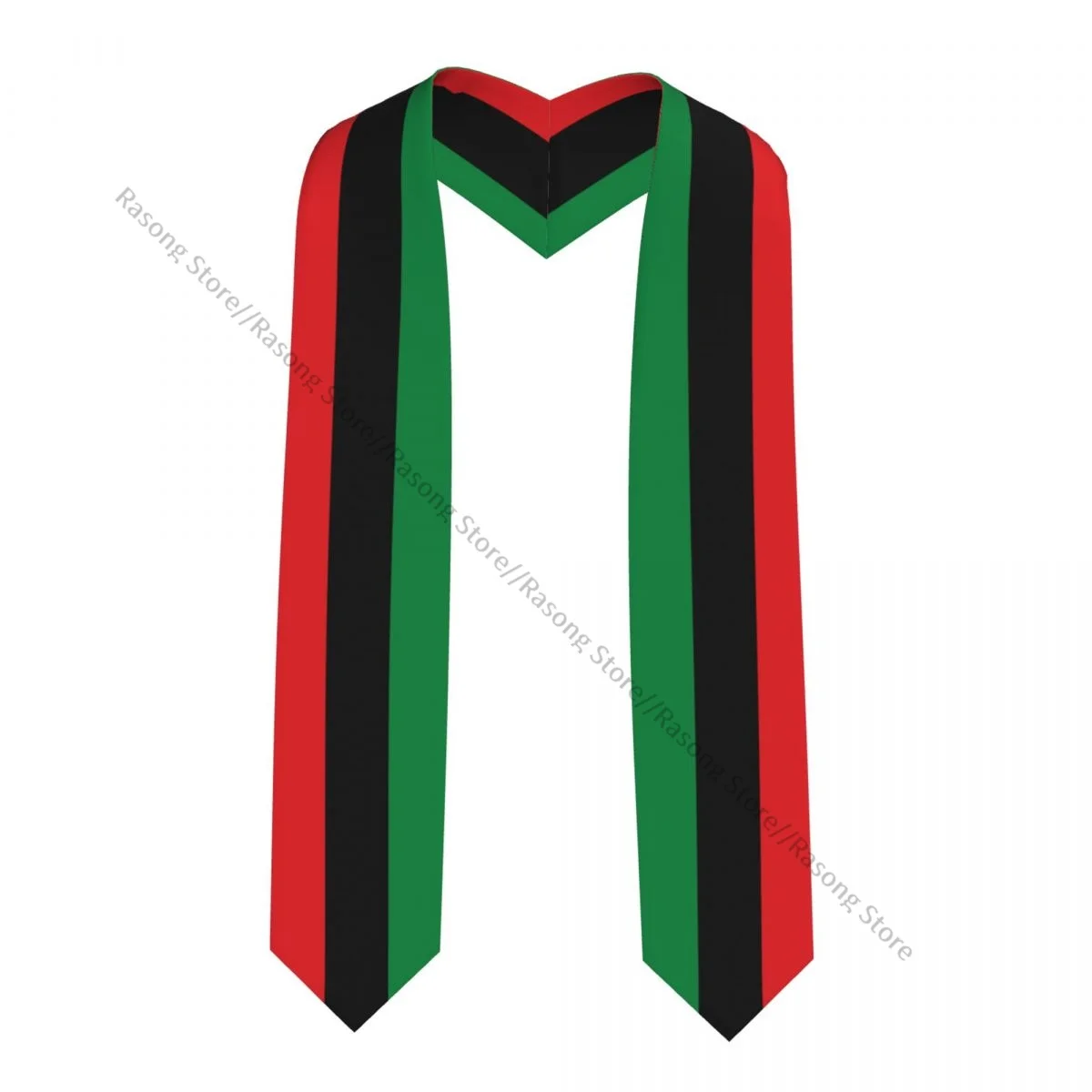 Estola de graduación para estudiantes de la escuela, banda con bandera africana, ceremonia de graduación, accesorios para fotos