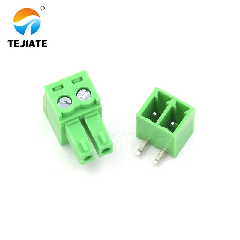 KF2EDG 3.81MM Plug-In PCB Terminal Bent Pin Socket 2/3/4/5/6/7/8/9P