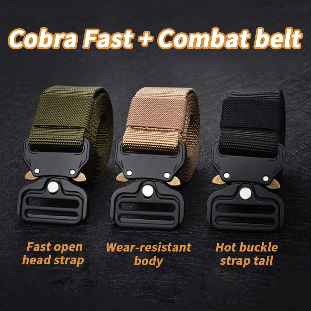 Belt Adjustable Style Heavy Duty Webbing Belt Nylon Belts For Women Men Outdoor Training Clearance sale Wholesale Drop shippin