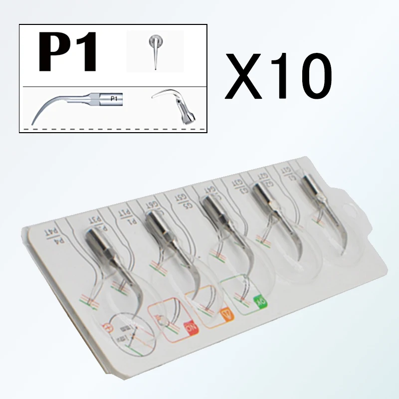 10set Dentist Dental Ultrasonic Scaler Tip Endodontics Fit For SATELEC Woodpekcer EMS DTE Scaling Handpiece Dentista Odontologa