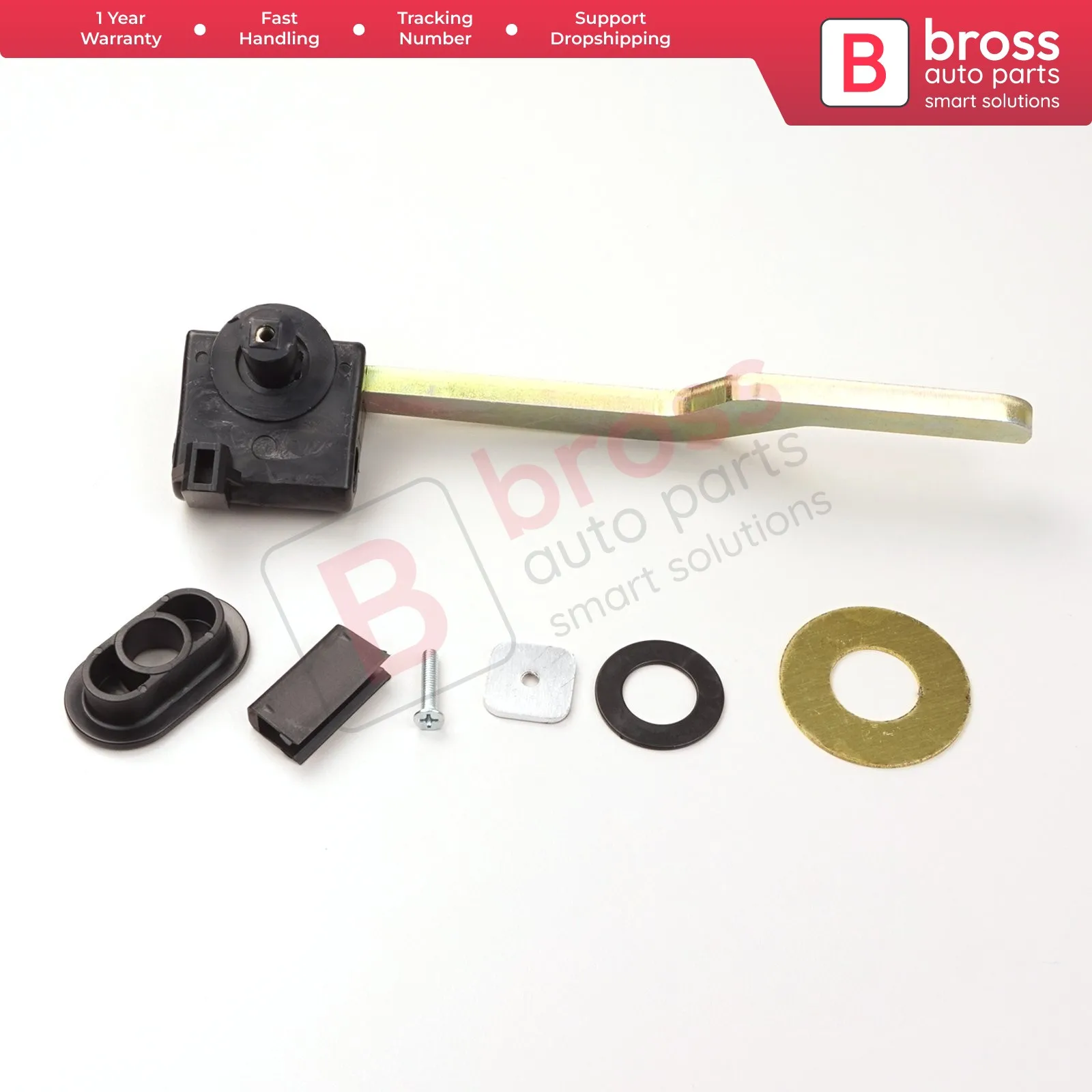 Bross BSR8-1 Roof Lock Latch Part 54347031361 Left for Vauxhall Opel Holden Astra G Convertible CC and BMW E46 Convertible CC