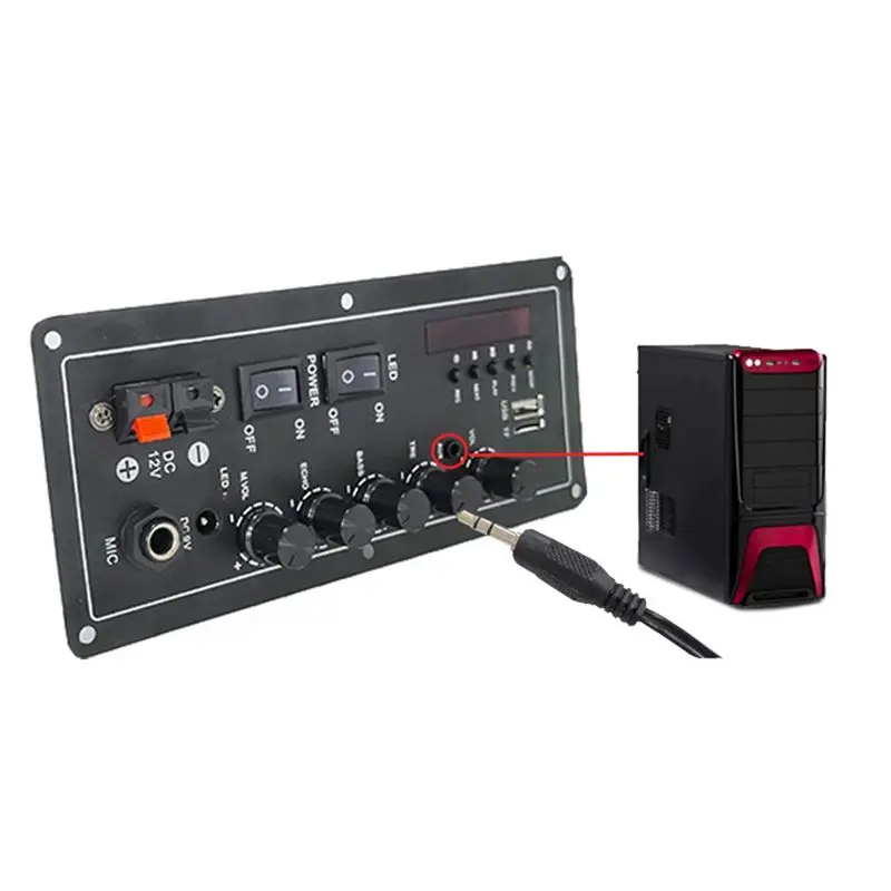 B03B-Amplifier Board Karaoke Power Amplifier Board Car Amplifier Board Bluetooth Audio Amplifier Board view 5