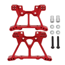 Aluminum Metal Front & Rear Shock Tower Set 6838 6839 for Traxs 1/10 Slash 4x4 4WD RC Car Replacement Upgrade Parts