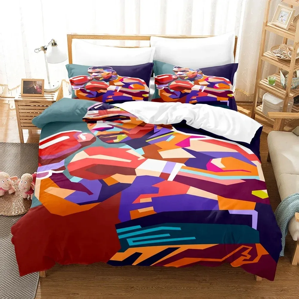 3D Printed Boxing Bedding Set Duvet Cover Bedroom Comforter Covers Single Twin King ​Size Quilt Cover Home Textile