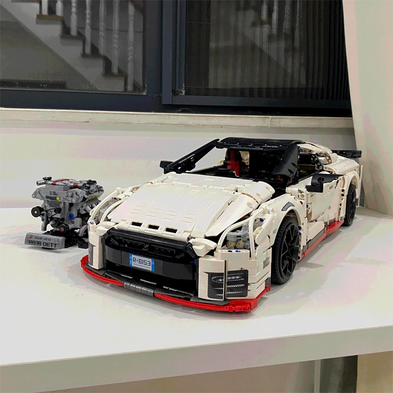 IN STOCK 8882 MOC 1:8 Technical RC Sports Car Building Blocks Assembling Bricks Model Children\'s Toys Christmas Gift Set