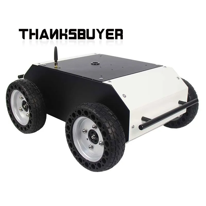 MiniUGV20C ROS ロボットシャーシ 4WD ロボットプラットフォーム（メカナムロードハニカムホイールバージョン、積載量30kg/20kg）