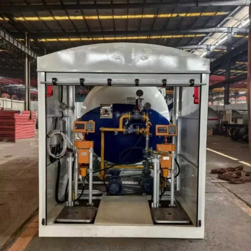 ATEX LPG Filling Scale Overfilling Protection Auto-stop High-Accuracy LPG Skid Plant Application Easy Maintenance