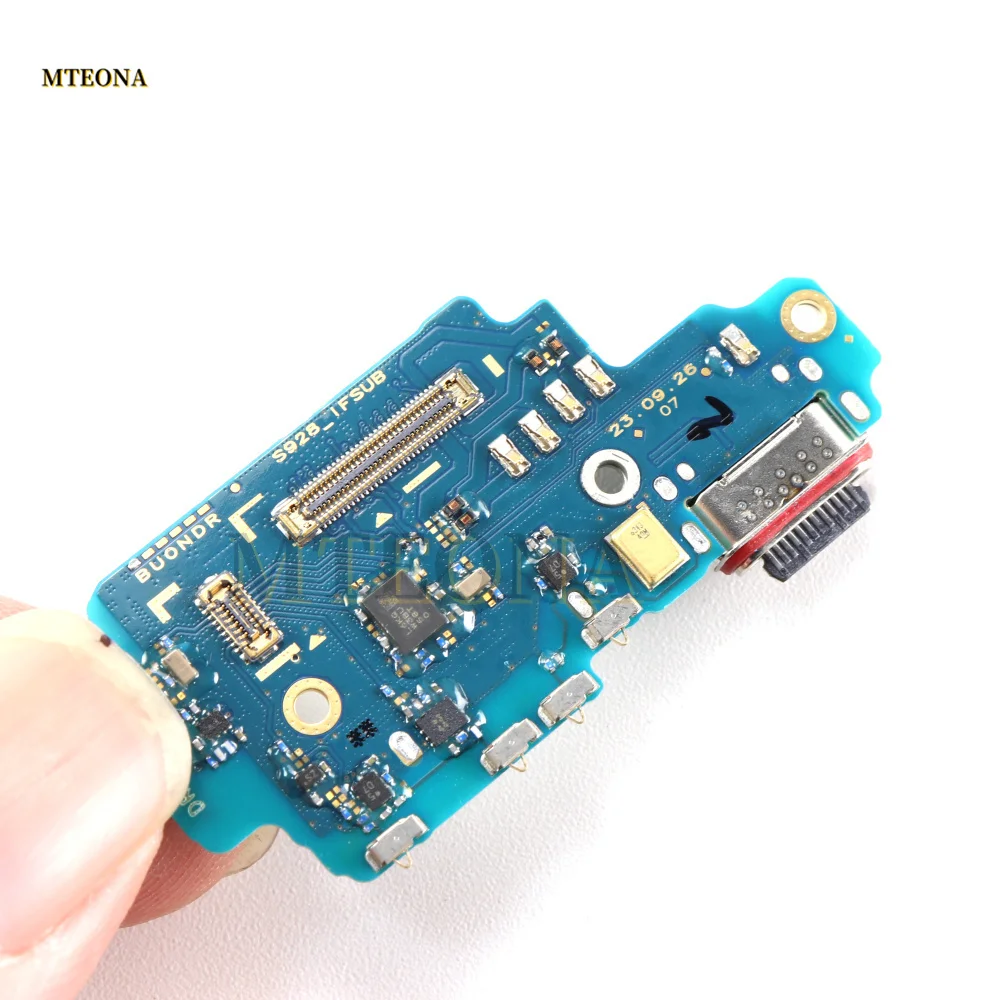 

USB-плата зарядки для Samsung Galaxy S24 Ultra SM-S928B/DS S928E/DS S928U, гибкий кабель-разъем для зарядного порта, запасные части