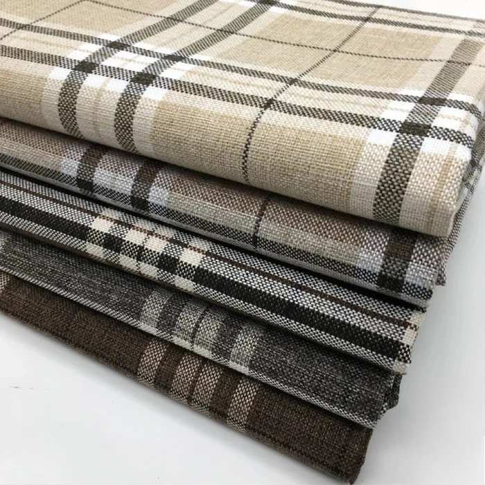 

148cm Wide Thicken Wear-resistant Coarse Linen Sofa Fabrics Coating Stripes Burlap Fabric DIY Table Cloth Curtain Sewing Fabric
