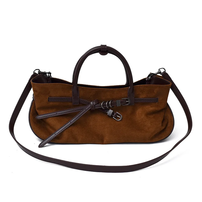 

2025 New Vintage Shoulder Bag for Women, Genuine Leather Multi-way Hand Carry Tote, Retro Chic Large Capacity Purse for Work