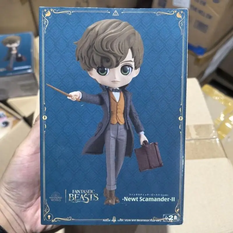 Figura Qposket de Bandai de Harry Potter, Hermione, Newt, Ron y Malfoy, de Plástico, para Coleccionistas, Decoración del Hogar, Detallada, Oficial, Idea de Regalo