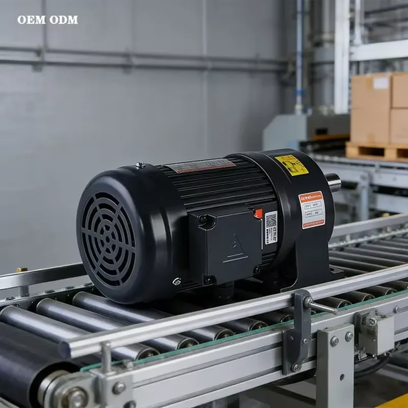 Durable 3 Phase AC Gear Motor Horizontal Helical Gear IE3 Efficiency 2.2KW 1500 RPM for Water Pumps and Packaging Machinery