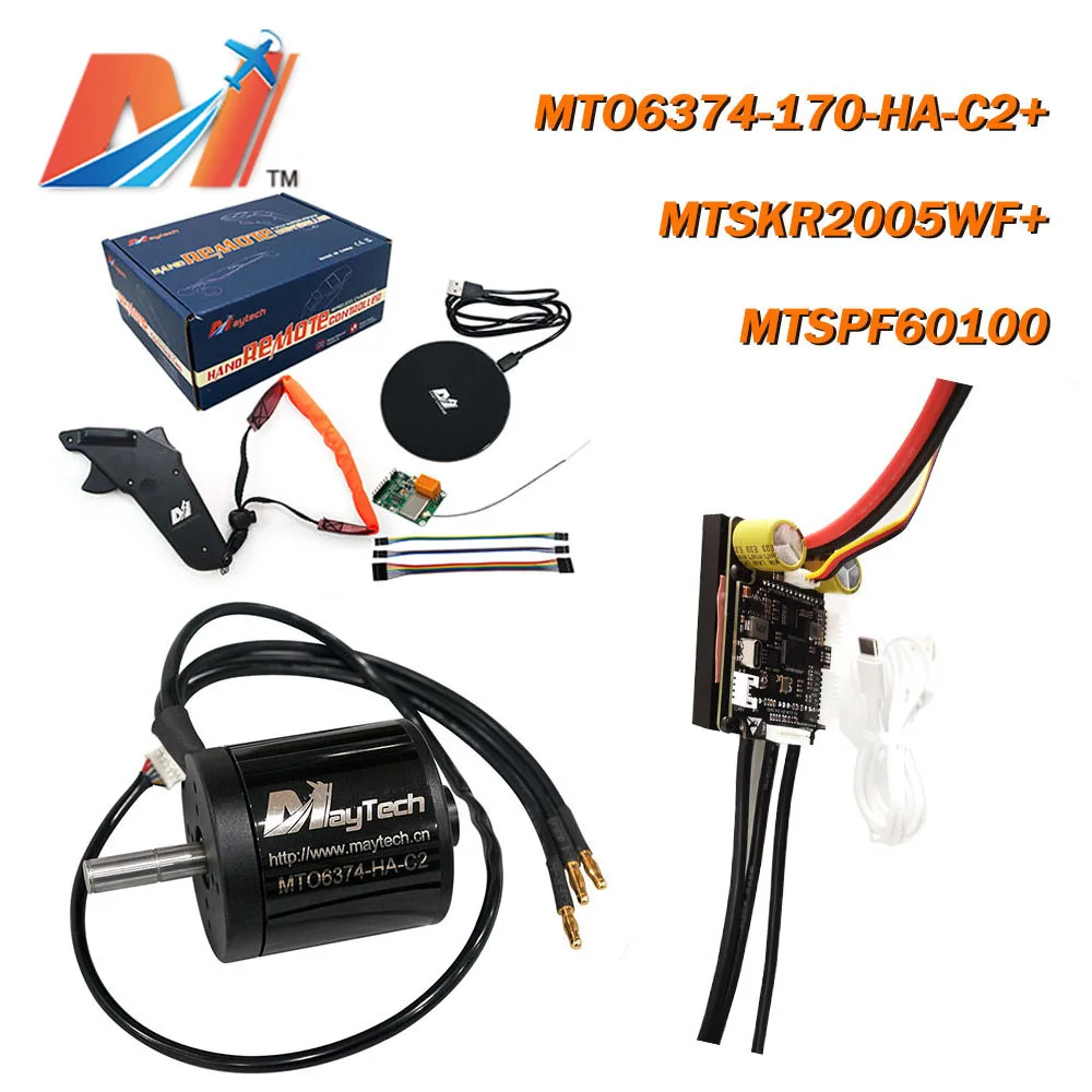 Maytech DIY zestaw 100A ESC z radiatorem Fin 90KV 170KV 200ksored silnik MTSKR2005WF wodoodporny pilot do elektryczna deskorolka