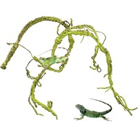 Reptile Jungle Vines Flexible Bend-A-Branch Reptile Climbing Branches Chameleon Flexible Vine Decor Terrarium Plants Accessories