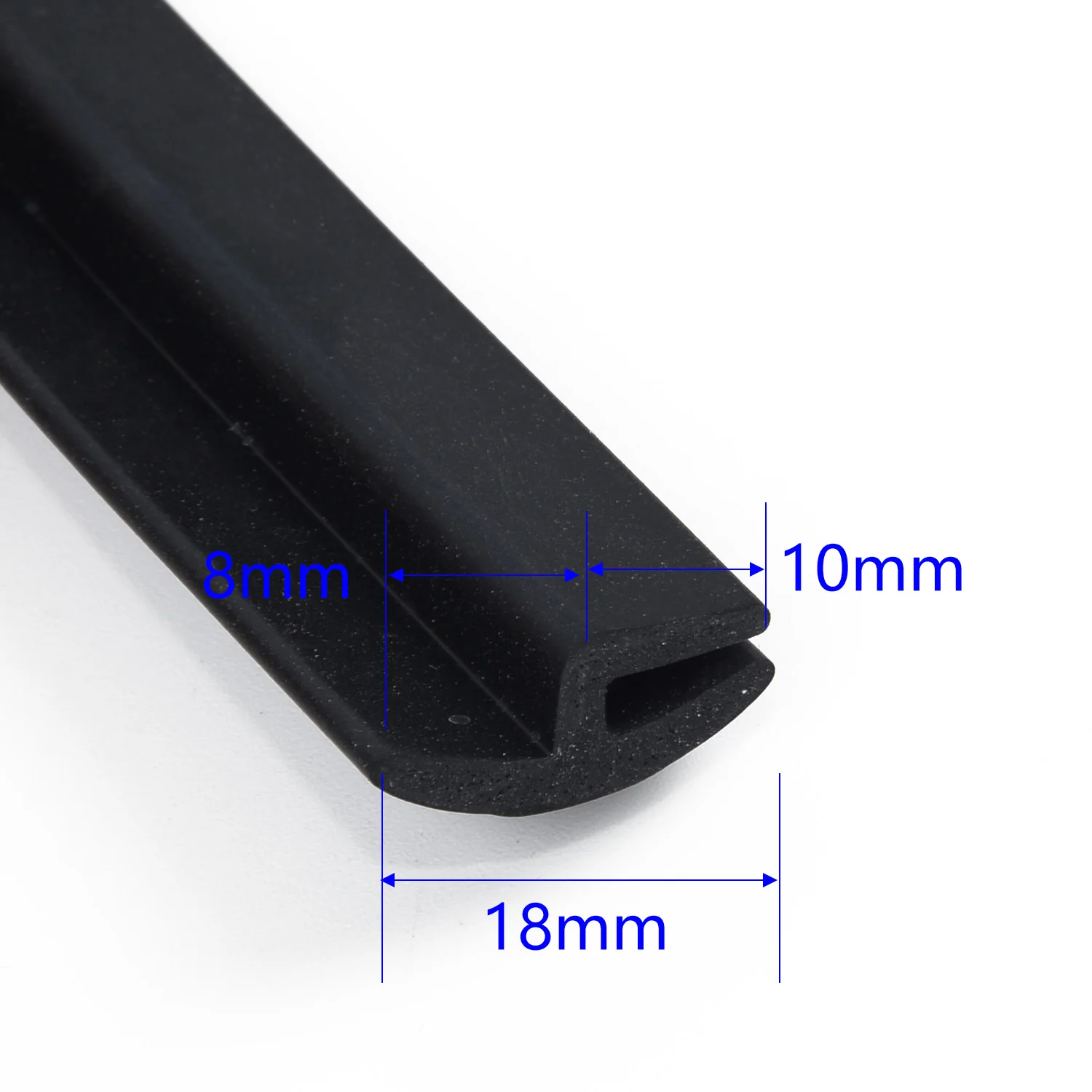 Car Car Sealing Strip Car Sealing strip Accessories Parts 1 Pcs 1.7 Meters Black Decorative Exterior Panel Rubber