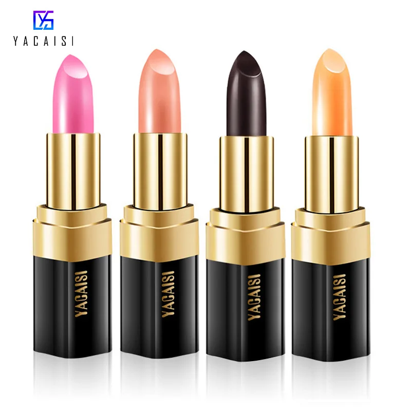 Color Changing Lip Balm Fruit Extract Nutritious Yellow Lipstick Waterproof Lips Makeup Moisturizer Cosmetics Lipbalm Pen Stick