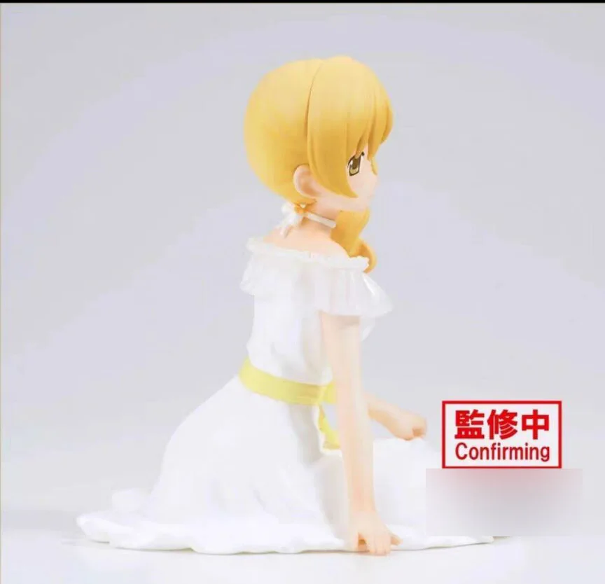 No box 2024 In stock Japanese original anime figure Tomoe Mami sitting action figure collectible model toys for boys