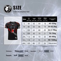 VSZAP Decision Wolf UFC Martial Arts Sports T-Shirt Quick Dry Training Tai Boxing MMA Short Sleeves Fitness Kick Boxing Summer