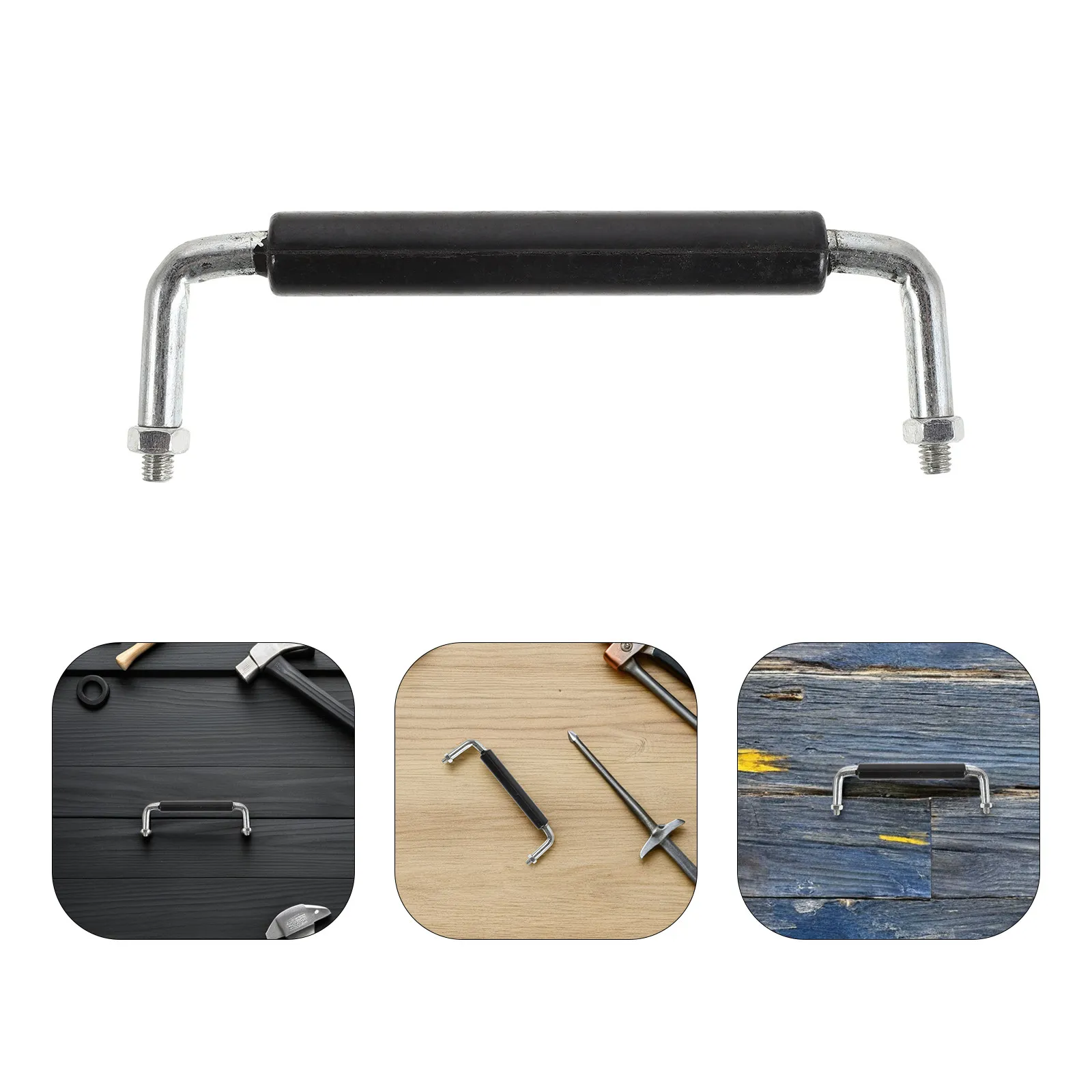 Stove Door Handle Replacement Heat Resistant U Shaped Pull Handle Fireplace Boiler Wood Stove Door Gripper Coal Boiler
