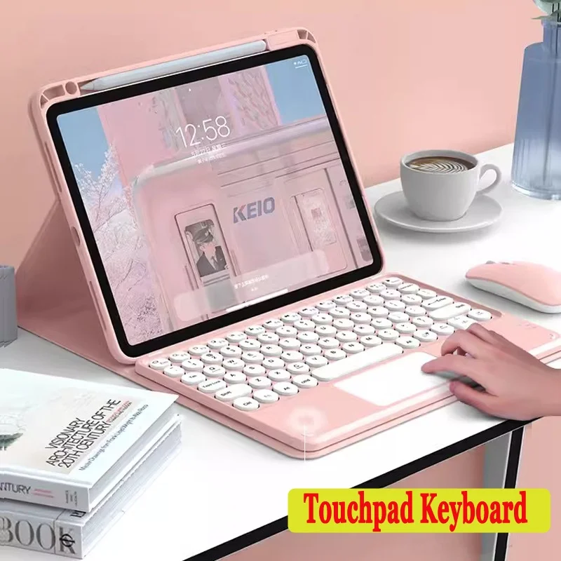 

for Xiaomi Pad 8 11.2 Inch 2025 8 Pro 11.2 2025 Pad 7 7Pro 11.2 6Pro 5 Pro 11 Wireless Magnetic Keyboard Case with Pen Holder