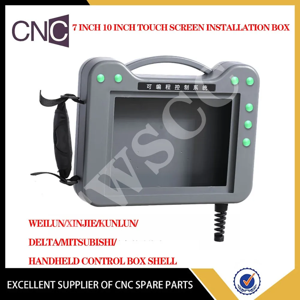 PLC handheld touch screen installation box 7 inch 10 inch handheld control box 5 inch plastic shell Delta