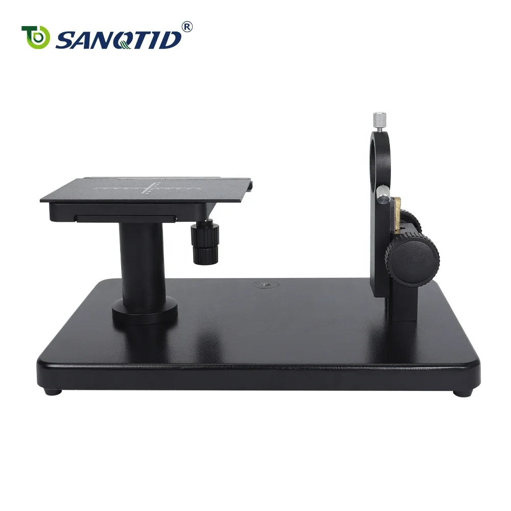 Microscope Horizontal Stand CCD Flatness Tester Dual Stroke Horizontal Rod Large Base XY Sample Stage