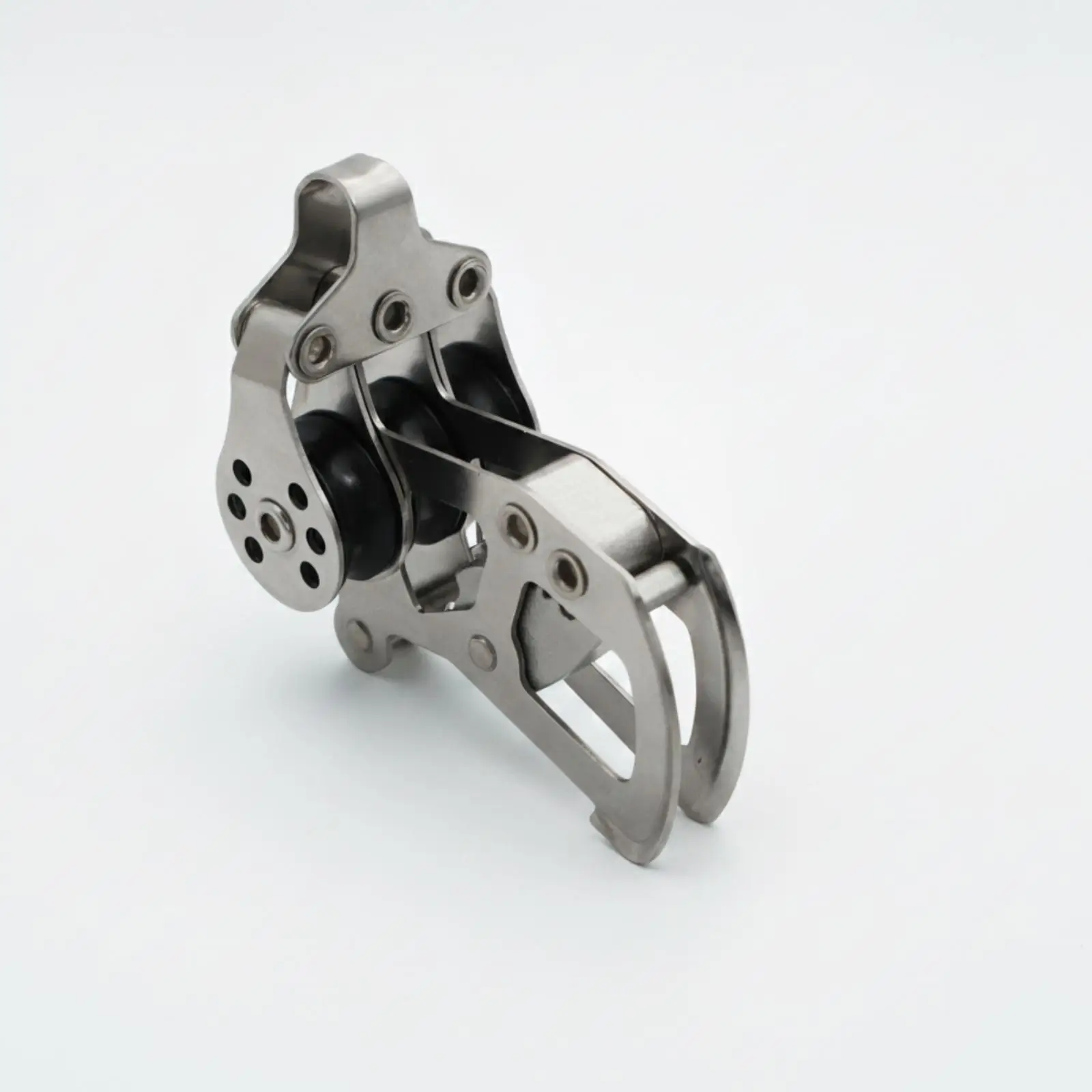Pulley with Locking Ball Wear Resistant Sheave Marine-Grade for Sailors, Boaters