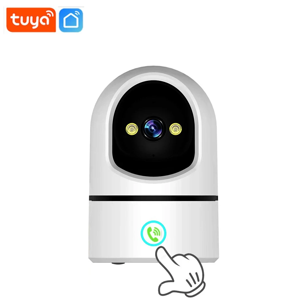 

Камера видеонаблюдения для дома Tuya с Wi-Fi, PTZ, автоматическим отслеживанием, цветным ночным видением и вызовом в одно касание