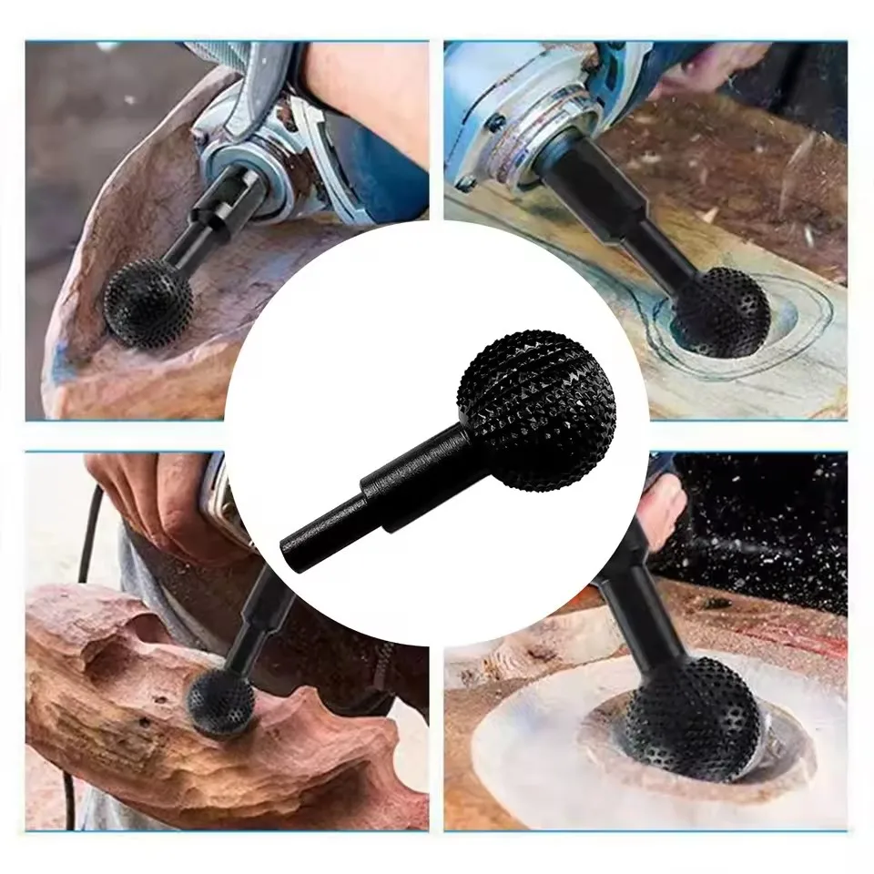 Ball Head Rotary Burr for Jewelry Making Polishing Shaping Carving Stone Rotary Tool Accessories DIY Craft Grinding Head