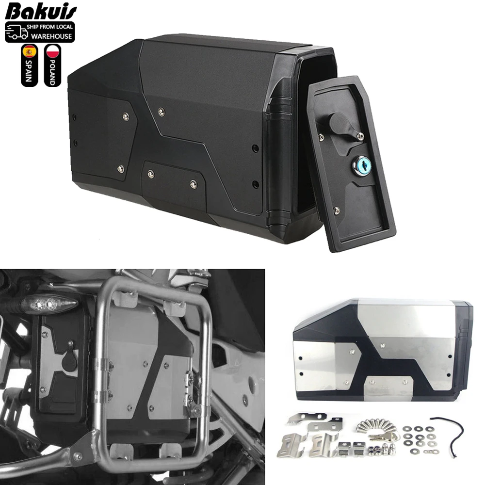 

Motorcycle Aluminum Decorative 4.2 Liters Tool Box For BMW R1250GS LC R1200GS R 1200 GS Adventure F750GS F850GS ADV 2014-2021