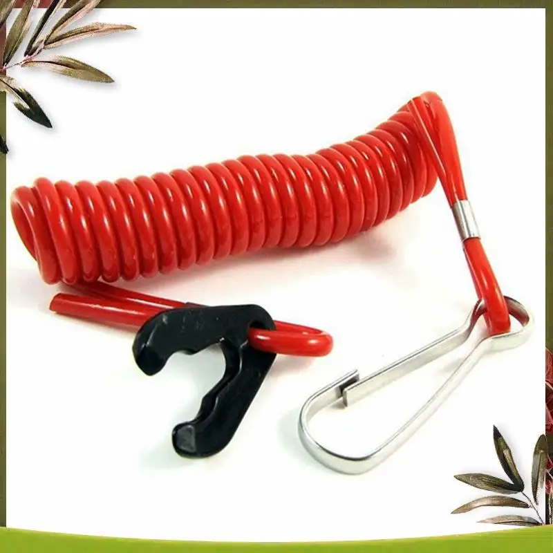 

AB98-Boat Motor Emergency Kill Stop Switch For Yamaha Tohatsu Stop Switch Cut Off Switches With Safety Tether Lanyard