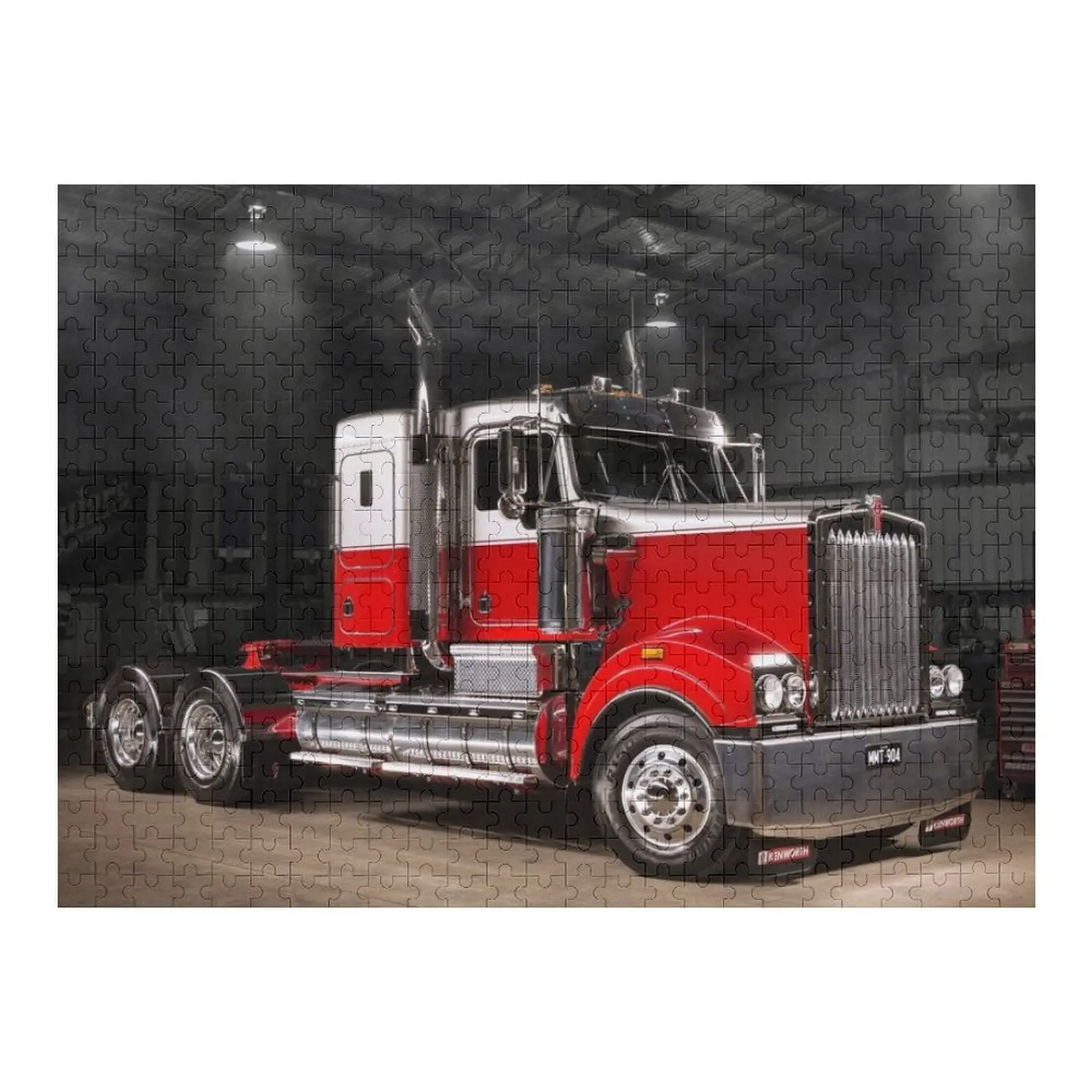 

Matthew Mizzi's Kenworth Truck Jigsaw Puzzle Novel Toys For Children 2022 Personalized Gifts Wood Photo Personalized Puzzle