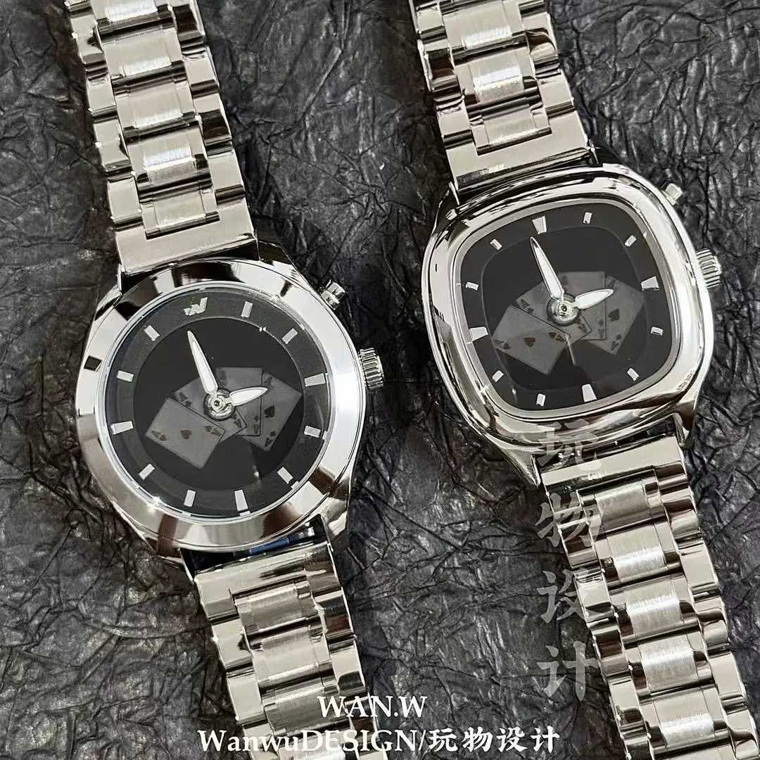 ساعة Y2K معهد الأبحاث الراقية لهب أصلي أسود ثمانية شاشة ديناميكية تكساس هولدم أربعة نمط الشارع الأمريكي #1