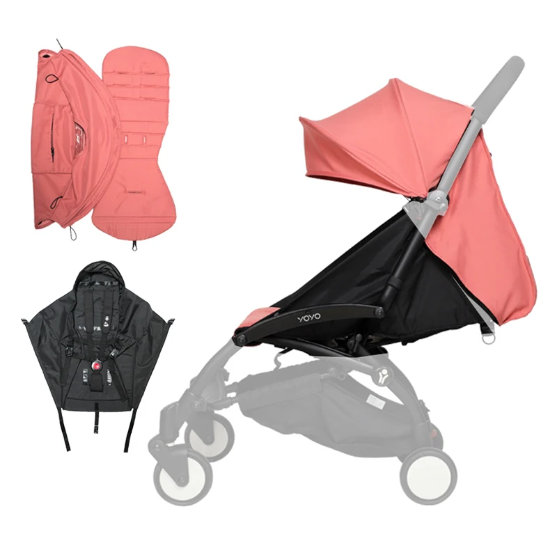 175 ° 3 Stks/set Kinderwagen Accessoires Capuchon & Matras & Zitkussen Voor Yoyo/Yoyo2/Yoya Babytime 1:1 Kwaliteit Luifel Covers Matrassen