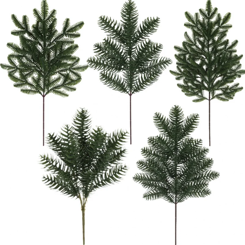 

2025Artificial Pine Needle Christmas Decorations Home Decorations Party Supplies Festive Atmosphere Arrangements Ornaments Green