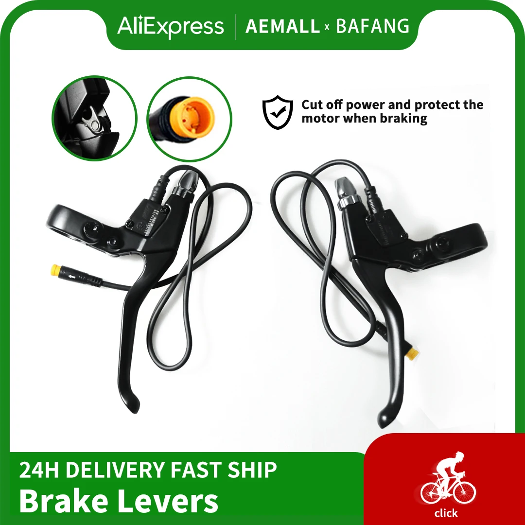 Bafang Brake Lever with Motor Cutoff Sensor Waterproof Replacement for BBS/BBSHD Mid Drive Motor Safety Cut Off Power Switch