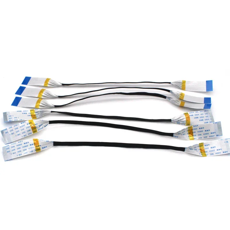 2pcs Fpc Ffc Flexible Flat Cable Awm 20624 80c 60v Vw-1 A/b Type 0.5mm 100/150/200/250mm 22p/24/26/30/34/36/38/40 Pin