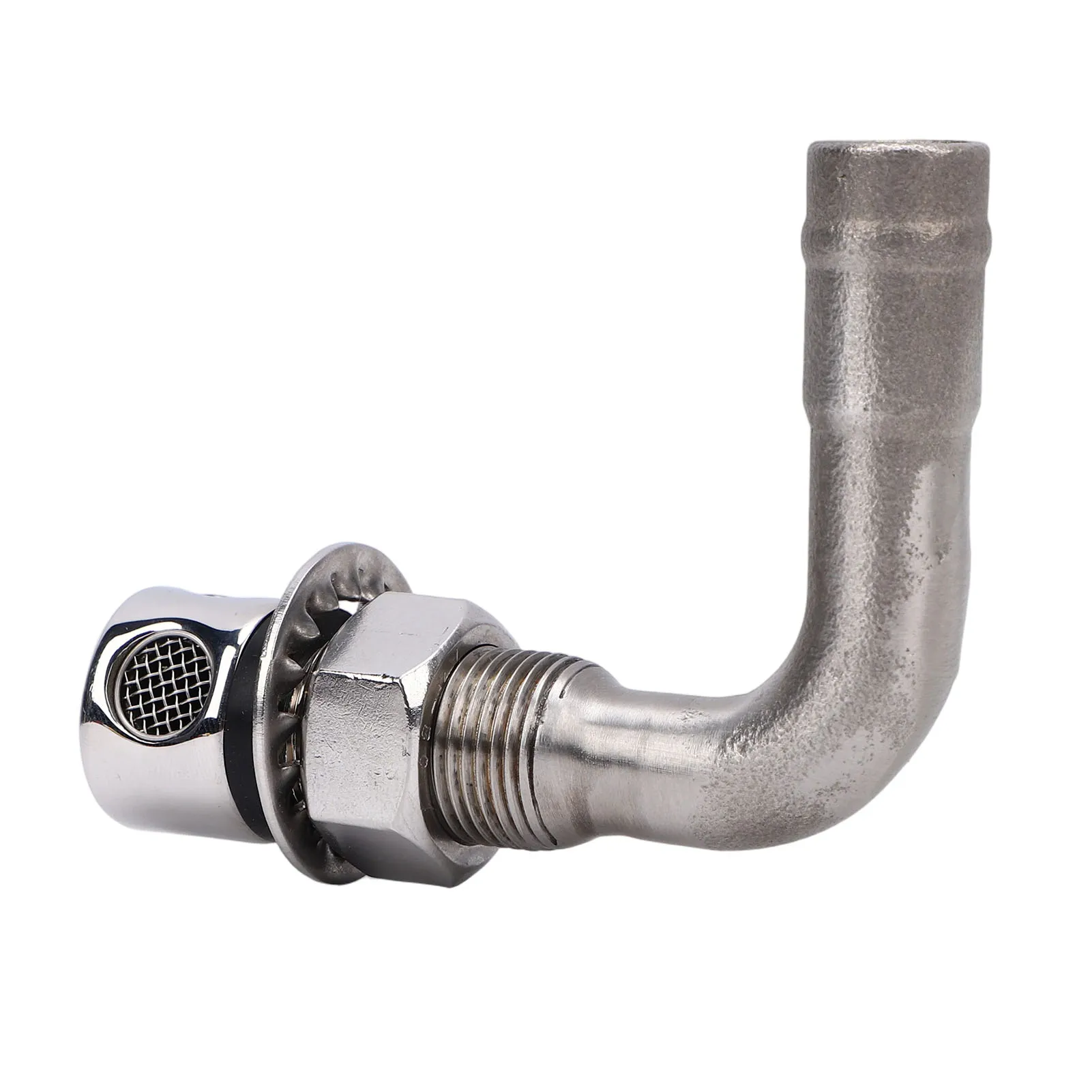 

Boat Fuel Vent Stainless Steel High Efficiency Marine Grade 90° Fuel Breather Valve for 5/8 Inch Hose Marine Grade Fuel Vent