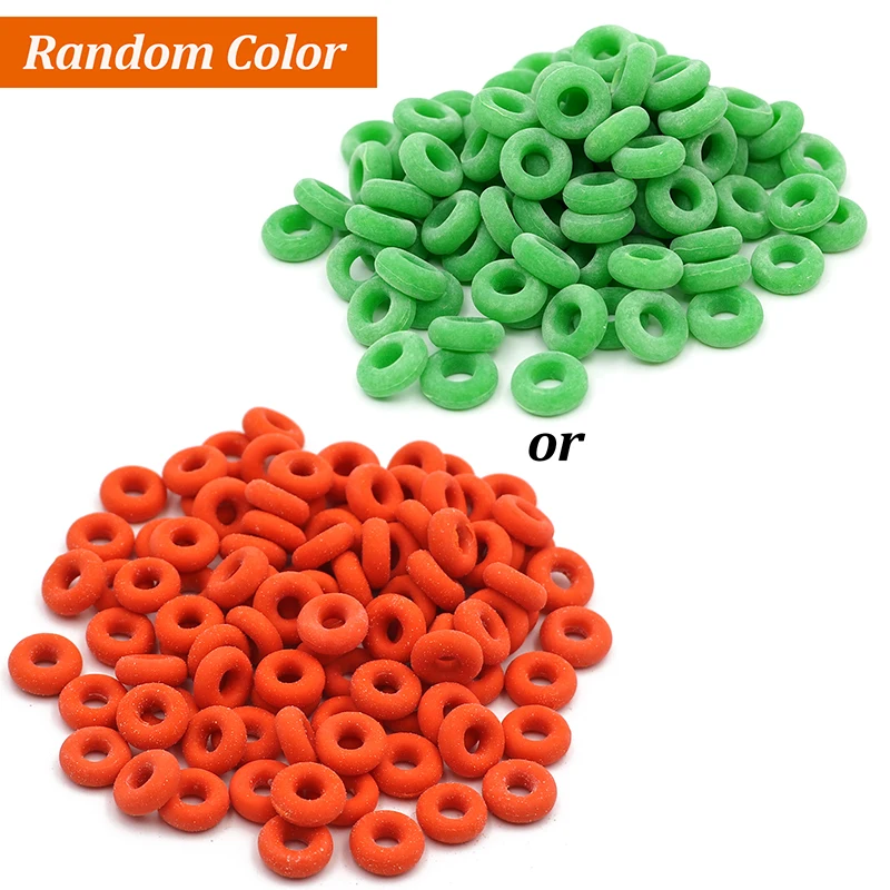 50Pcs Varken Rundvee Schapen Snijden Tail Rubber Ringen Hoge Elastische Pees Rubber Castrating Ring Farm Animal Vee Accessoires