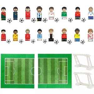 Football Field Stadium Table Games, Figur des World Team Players, Spielsteine mit Ziegeln, Blöcken Spielzeug, Geschenk für Kinder 10 Hauptverkaufsstadion Lego Stadium - №9