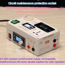 Protezione manutenzione elettrica Presa Interruttore Alimentazione Fornello a induzione TV Misuratore di potenza Amperometro Test LED