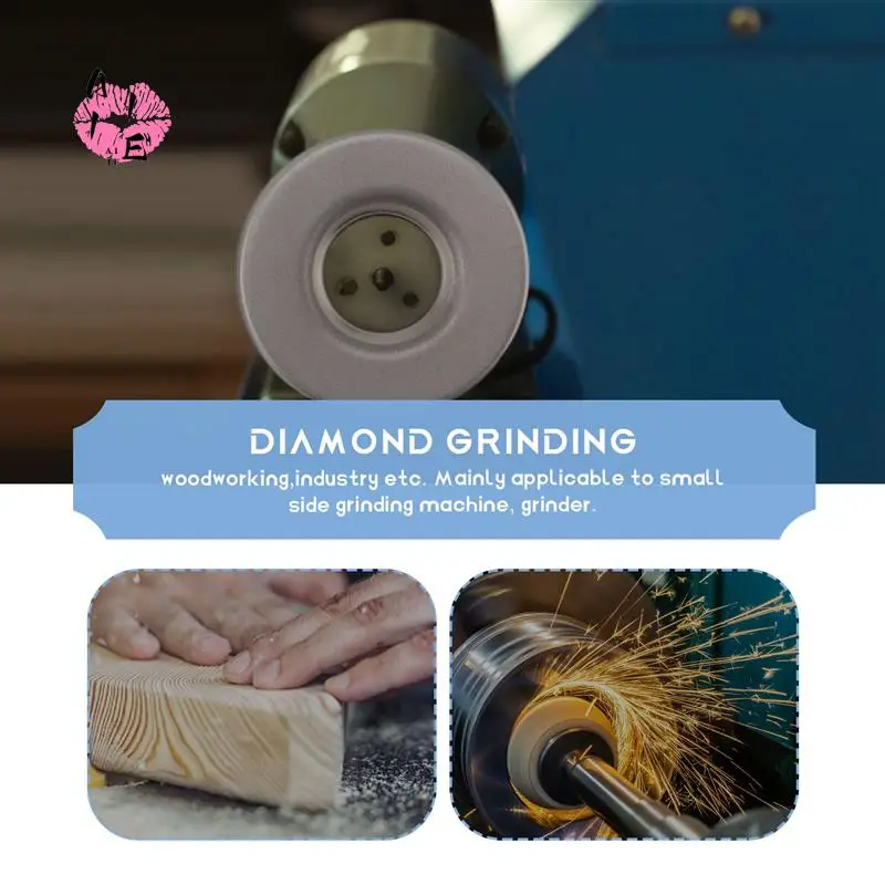 

A11E-3Pcs 56Mm Diamond 180/320/600 Grinding Wheel Circle Disc For Electric Multifunctional Sharpener Grinder Sharpening