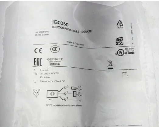 

Brand New Original IG0374 IG0363 IG0356 IG0350 IG0337 Genuine Proximity Switch Fast delivery