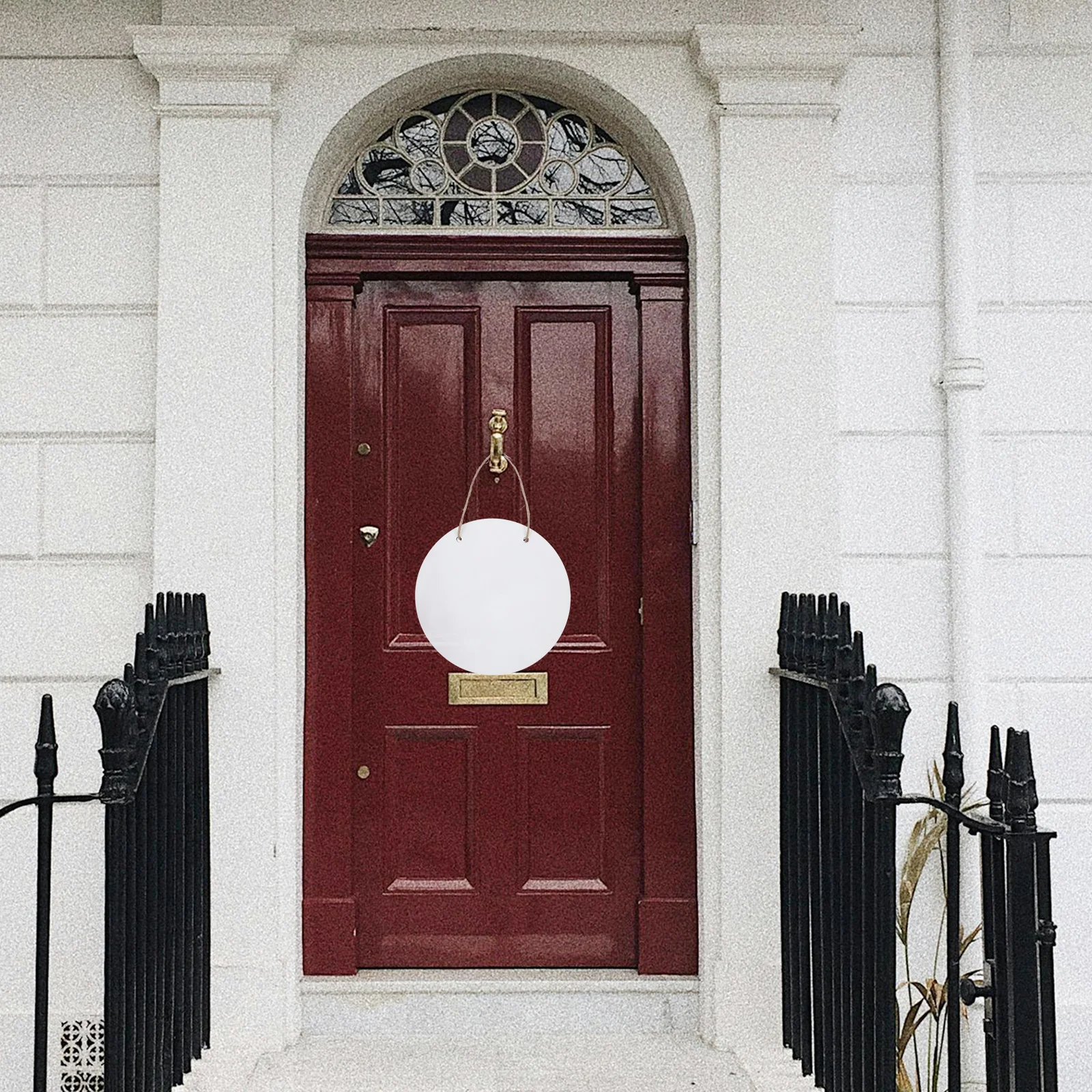 

Blank Wood Plaque Circle Door Sign For Diy Hanging Decoration Sublimation Blank Sign Rustic Wall Decor Party Decorations