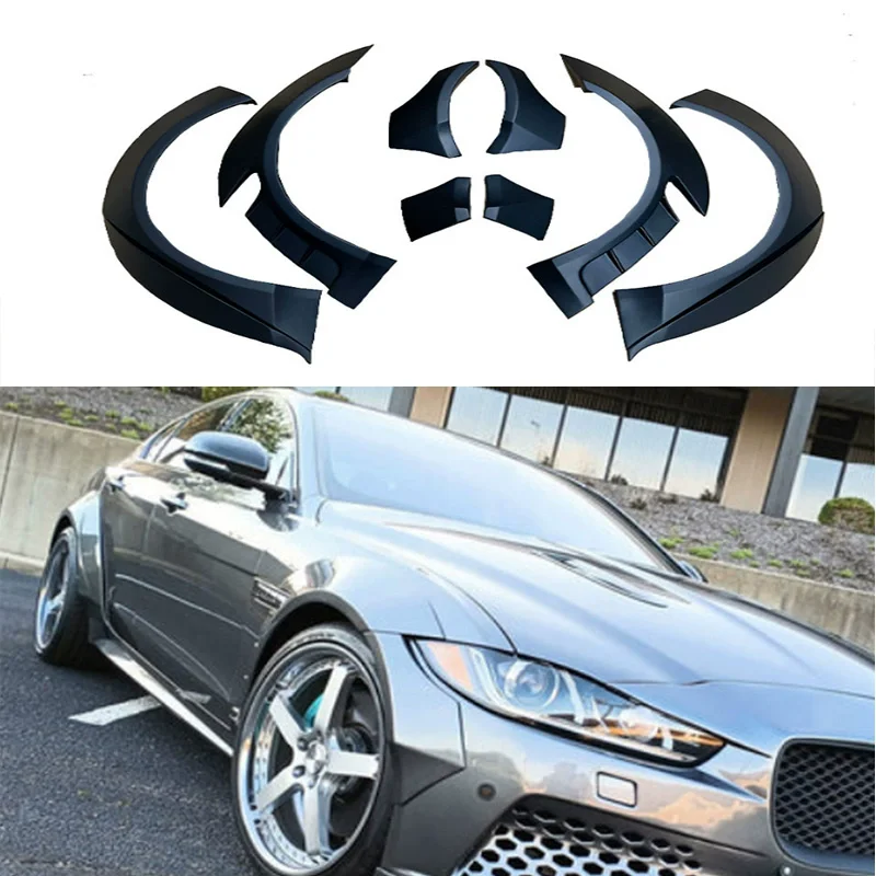 Car Fender Flares Arch Wheel Eyebrow for Land Rover Jaguar XE XEL 2015-2019 modified widen Wheel Protector Guard body kit