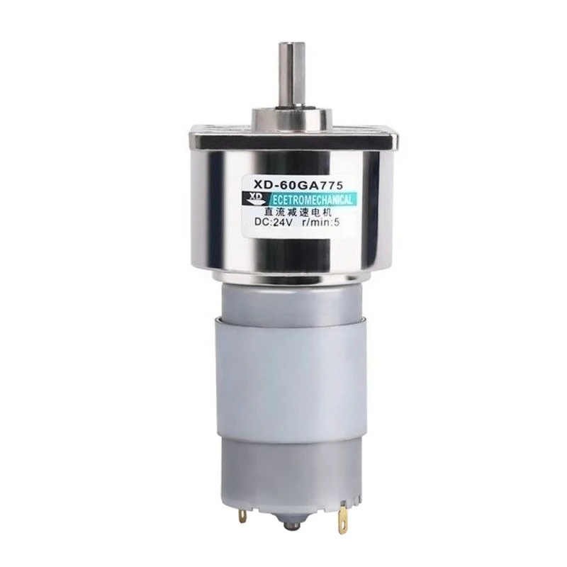 XD-60GA775 DC Geared Motor 12V24V Miniature Low Speed Slow Speed Small Motor 35W Large Torque Speed Regulation