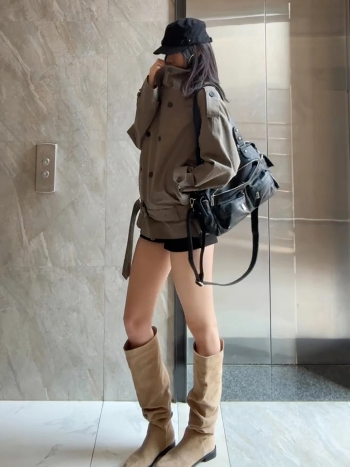 เสื้อสตรี Sli een ort Jaet คอลเลคชั่นฤดูใบไม้ผลิ-ฤดูใบไม้ร่วง 2026 รุ่นใหม่ ดีไซน์เกาหลี สไตล์ Sle Top ให้ความรู้สึกทันสมัย